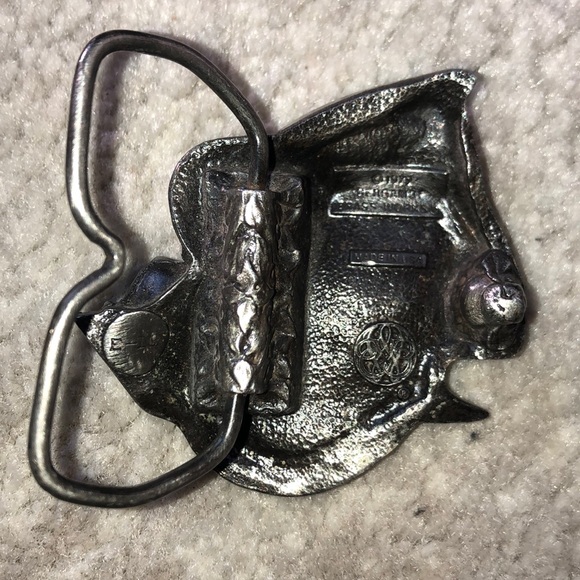 Vintage 1979 Bergamot Brass Works Belt Buckle - Picture 2 of 6